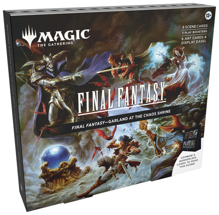 WIZARDS OF THE COAST MTG FINAL FANTASY SCENE BOX GARLAND AT THE CHAOS SHRINE