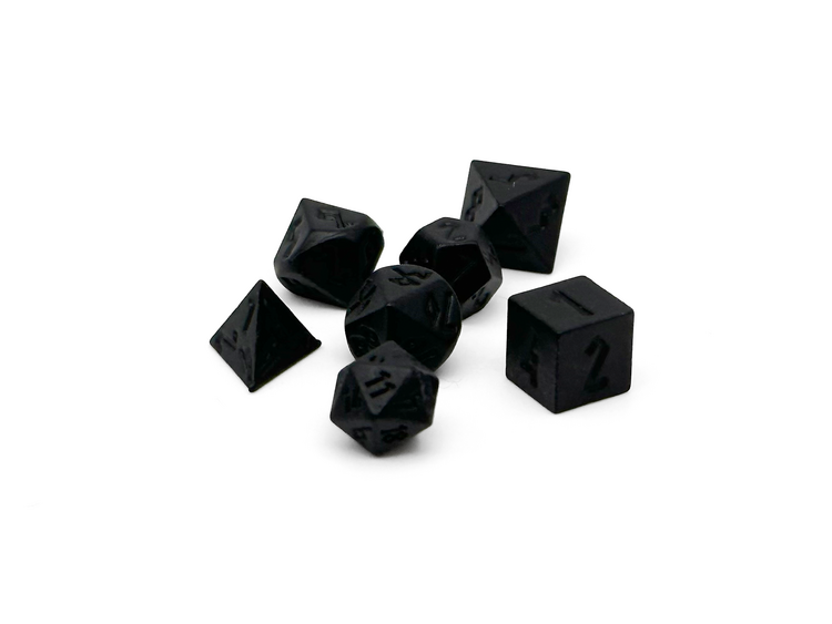 NORSE FOUNDRY MINI METAL DICE SETS BLACK