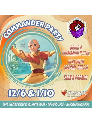MTG AVATAR THE LAST AIRBENDER COMMANDER PARTY