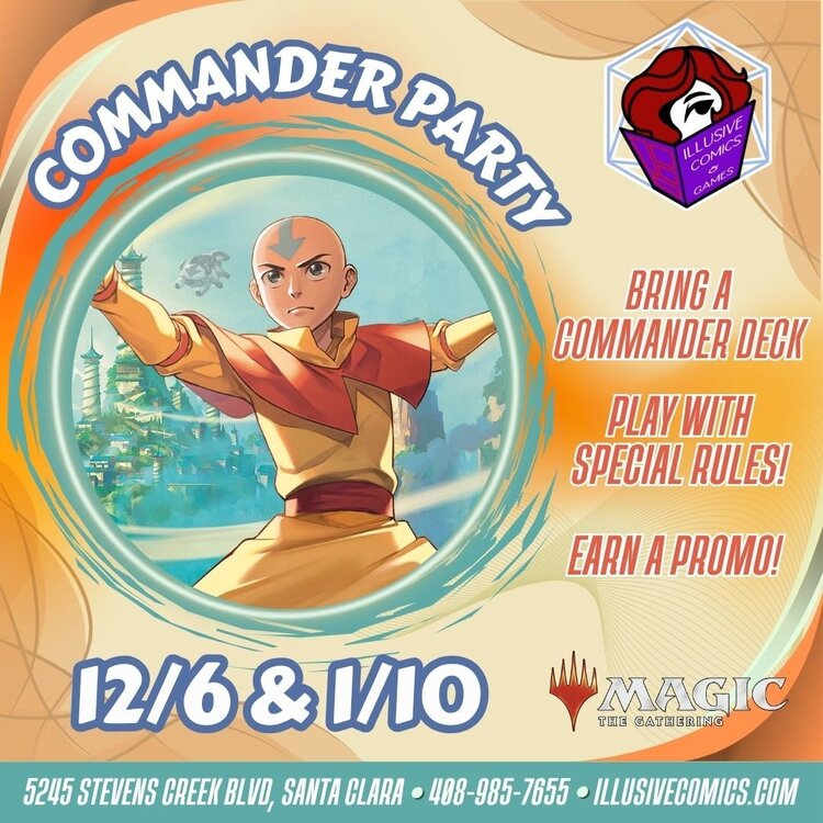 MTG AVATAR THE LAST AIRBENDER COMMANDER PARTY