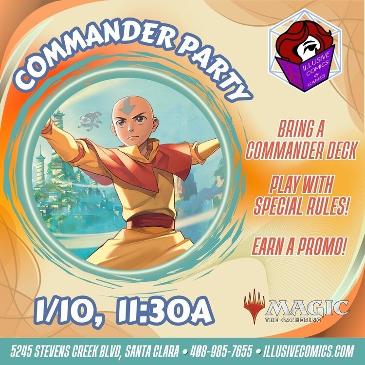MTG AVATAR THE LAST AIRBENDER COMMANDER PARTY