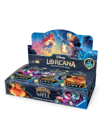 RAVENSBURGER LORCANA WHISPERS IN THE WELL BOOSTER BOX PREORDER