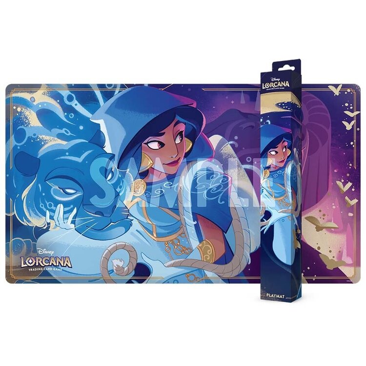 RAVENSBURGER DISNEY LORCANA TCG WHISPERS IN THE WELL PLAYMAT JASMINE STEADY STRATEGIST