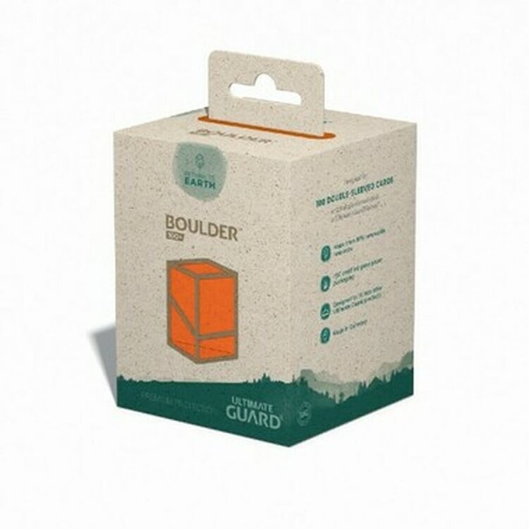 ULTIMATE GUARD ULTIMATE GUARD BOULDER 100+ EARTH ORANGE