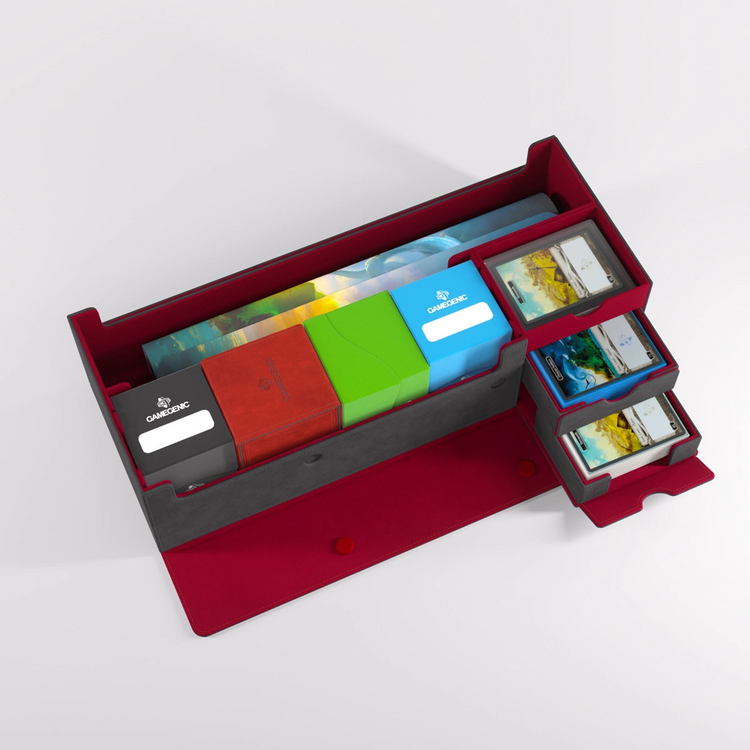 GAMEGENIC GAMEGENIC CARDS LAIR 1000+ PRO GRAY/RED