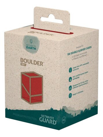 ULTIMATE GUARD ULTIMATE GUARD BOULDER 100+ EARTH RED