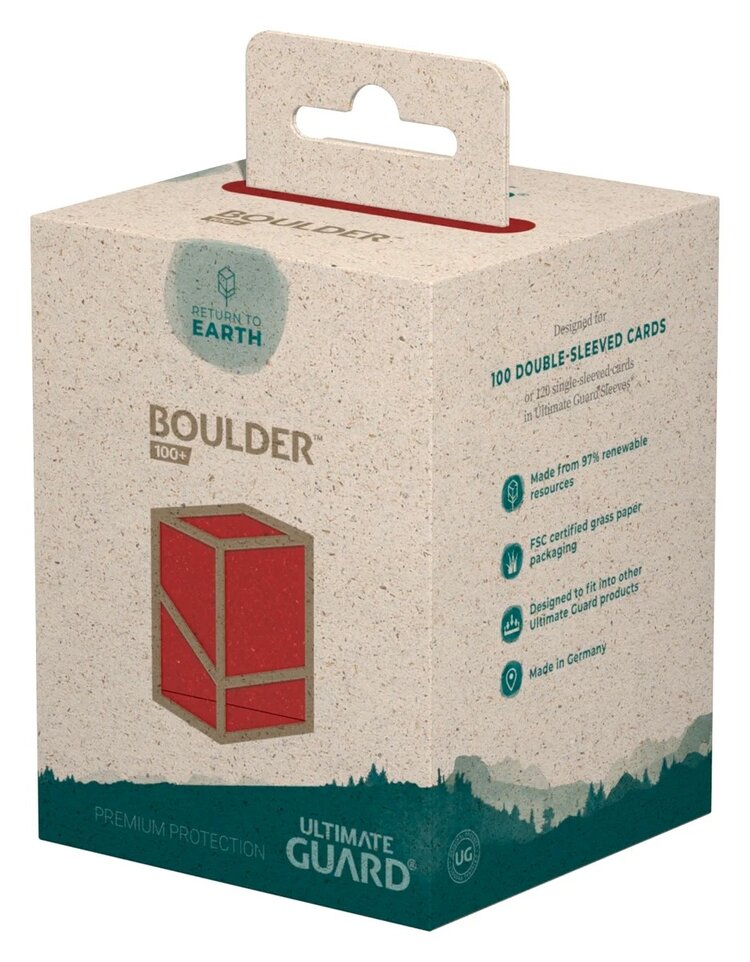 ULTIMATE GUARD ULTIMATE GUARD BOULDER 100+ EARTH RED