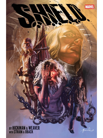 MARVEL COMICS SHIELD BY HICKMAN & WEAVER OMNIBUS HC GERALD PAREL COVER