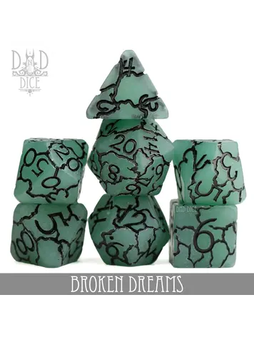 DND DICE BROKEN DREAMS RPG DICE SET