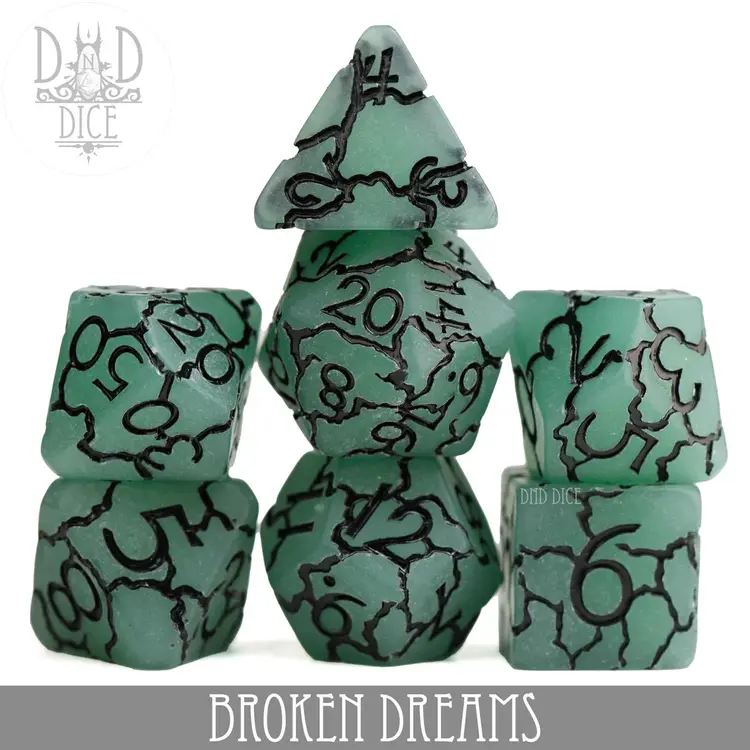 DND DICE BROKEN DREAMS RPG DICE SET