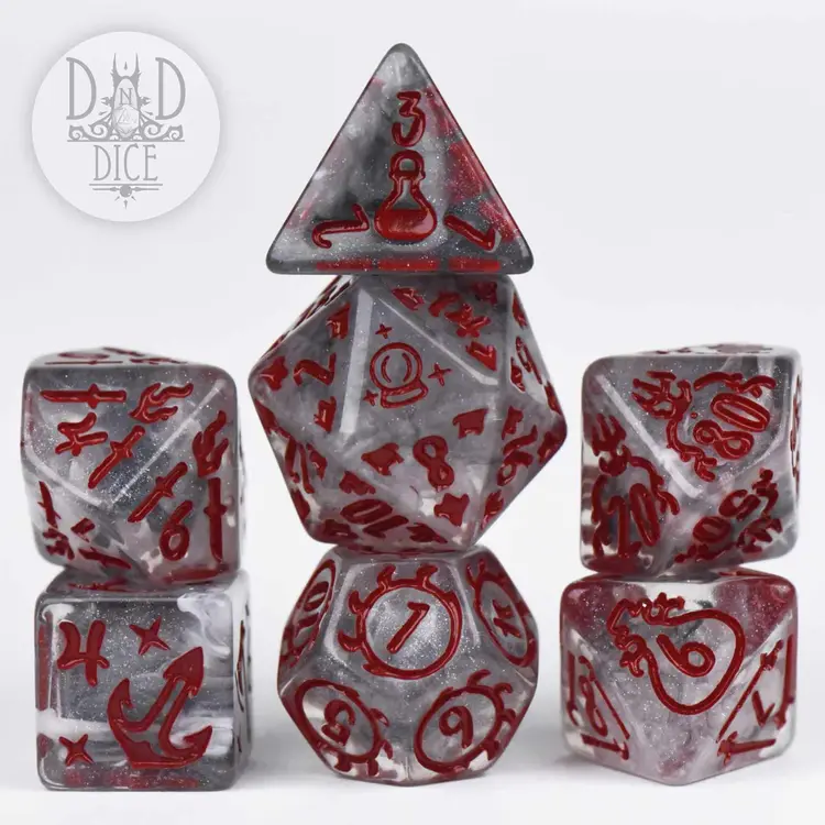 DND DICE ENCHANTED ITEMS RPG DICE SET