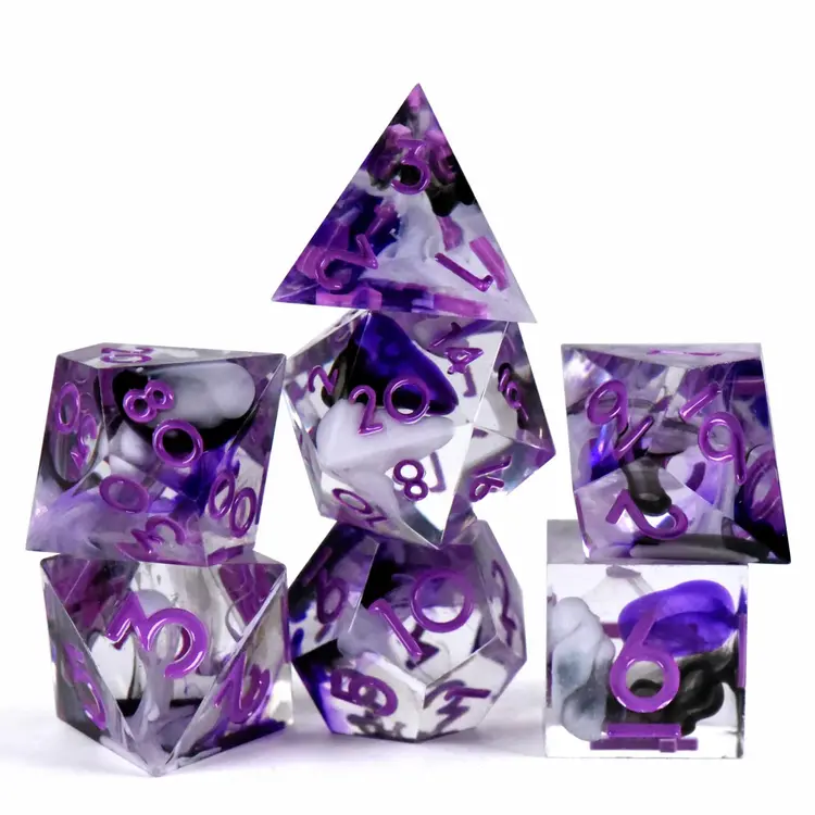 DND DICE DAZED FOR DAYS HANDMADE RPG DICE SET