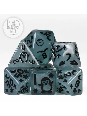 DND DICE PENGUIN PALS RPG DICE SET