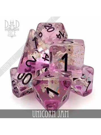 DND DICE UNICORN JAM RPG DICE SET