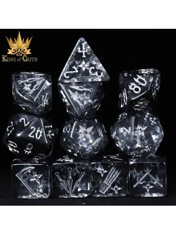 DND DICE ART OF STEALTH 11 DICE RPG SET