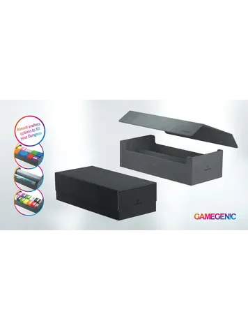 GAMEGENIC GAMEGENIC DUNGEON 1100+ CONVERTIBLE DECK BOX MIDNIGHT GRAY