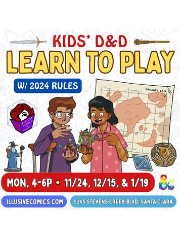 KIDS' D&D LEARN TO PLAY ONE SHOT (2024 RULES)