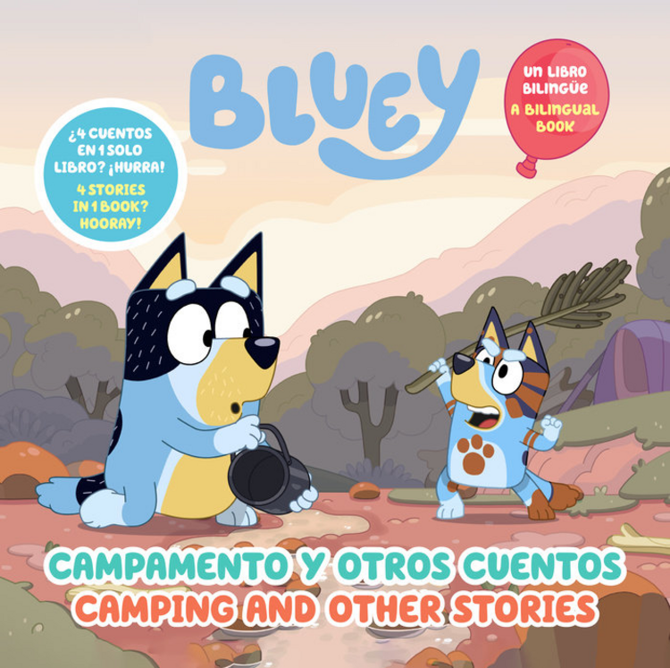 PENGUIN RANDOM HOUSE BLUEY CAMPING & OTHER STORIES/CAMPAMENTO Y OTROS CUENTOS SC (BILINGUAL ENGLISH-SPANISH EDITION)