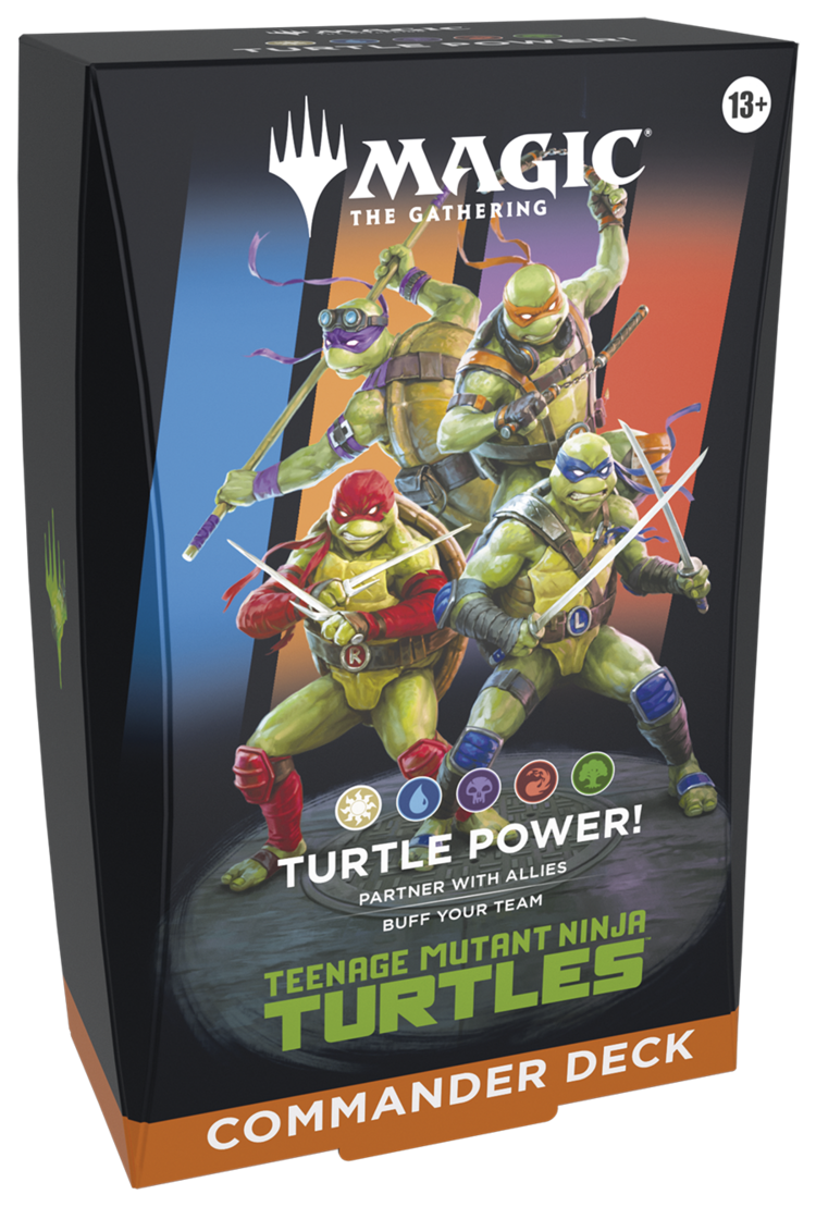 WIZARDS OF THE COAST MTG TMNT TEENAGE MUTANT NINJA TURTLES COMMANDER DECK PREORDER