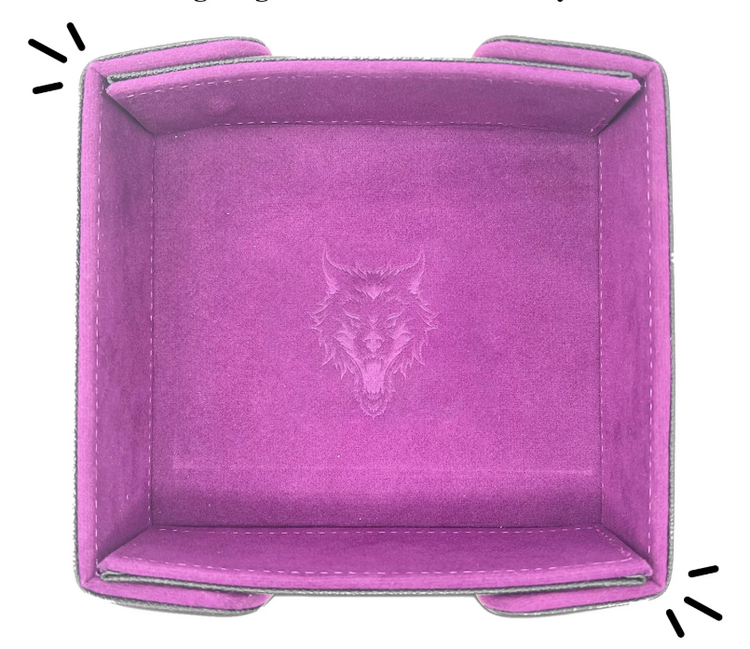 NORSE FOUNDRY TRAY OF FOLDING MAGNETIC PURPLE