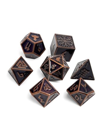 NORSE FOUNDRY NORSE SERIES RUST MONSTER METAL RPG DICE SET