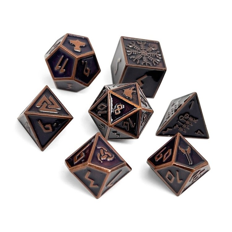 NORSE FOUNDRY NORSE SERIES RUST MONSTER METAL RPG DICE SET