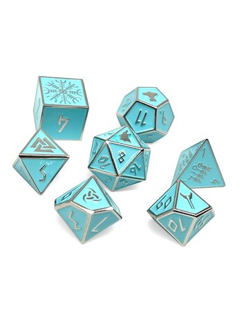 NORSE FOUNDRY BANSHEE WAIL METAL RPG DICE SET