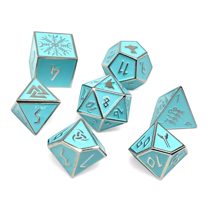 NORSE FOUNDRY BANSHEE WAIL METAL RPG DICE SET