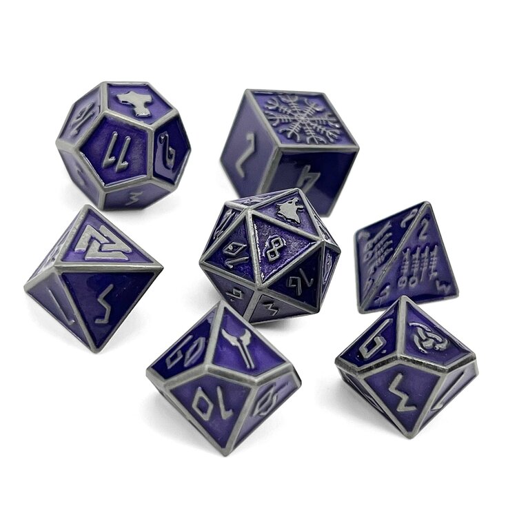 NORSE FOUNDRY DOPPELGANGER METAL RPG DICE SET