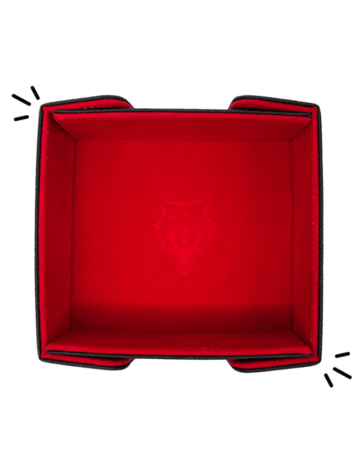 NORSE FOUNDRY TRAY OF FOLDING MAGNETIC RED
