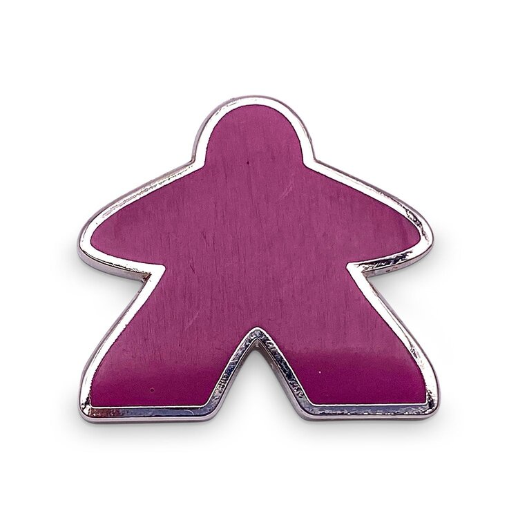 NORSE FOUNDRY HOT PINK MEEPLE PIN