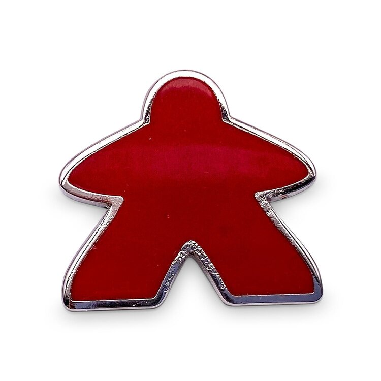 NORSE FOUNDRY RED MEEPLE PIN