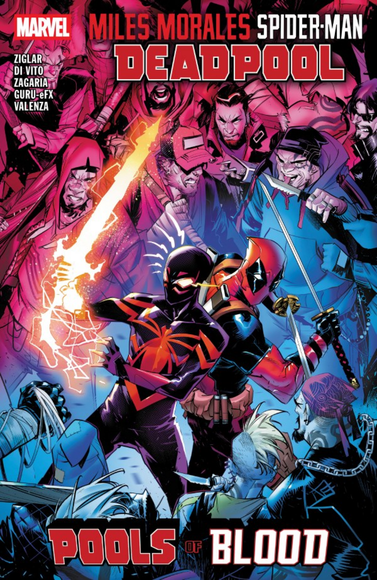 MARVEL COMICS MILES MORALES SPIDER-MAN DEADPOOL POOLS OF BLOOD TP