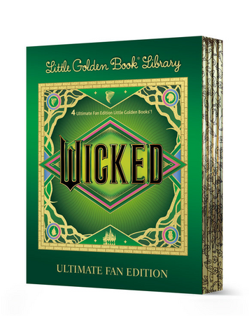 GOLDEN BOOKS UNIVERSAL WICKED ULTIMATE FAN EDITION LITTLE GOLDEN BOOK BOXED SET