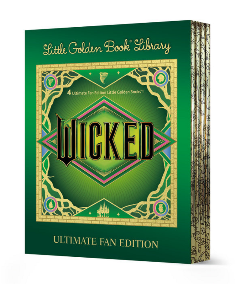 GOLDEN BOOKS UNIVERSAL WICKED ULTIMATE FAN EDITION LITTLE GOLDEN BOOK BOXED SET