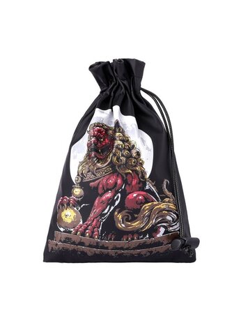HYMGHO HYMGHO FINE ARTS DICE BAG FOO DOG