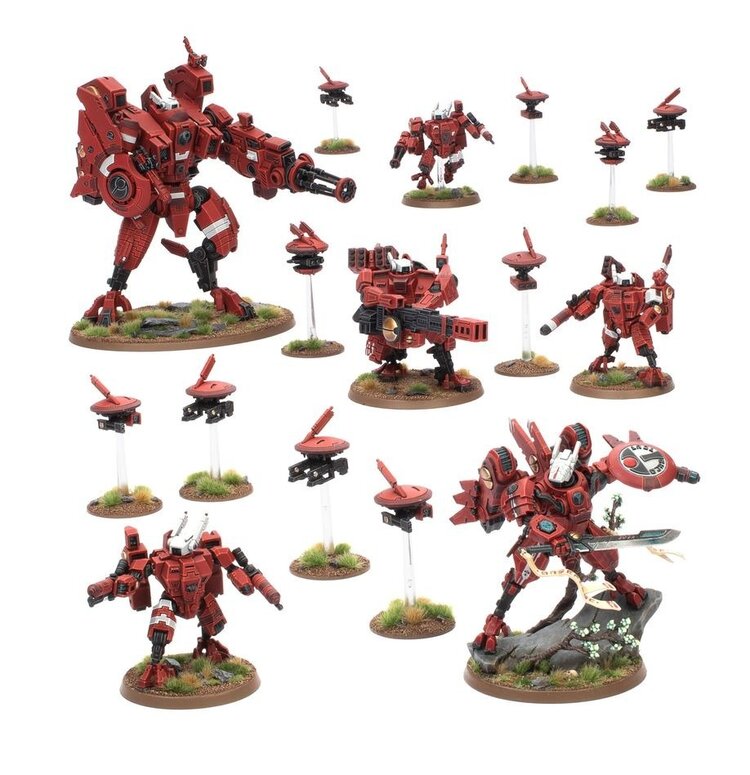 GAMES WORKSHOP WARHAMMER 40K T'AU EMPIRE BATTLEFORCE FARSIGHT CADRE