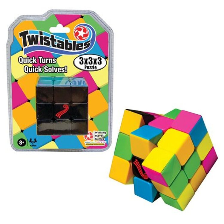 TWISTABLES 3x3x3 PUZZLE CUBE