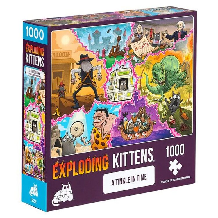 EXPLODING KITTENS GROUP LLC EXPLODING KITTENS A TINKLE IN TIME 1000PC PUZZLE