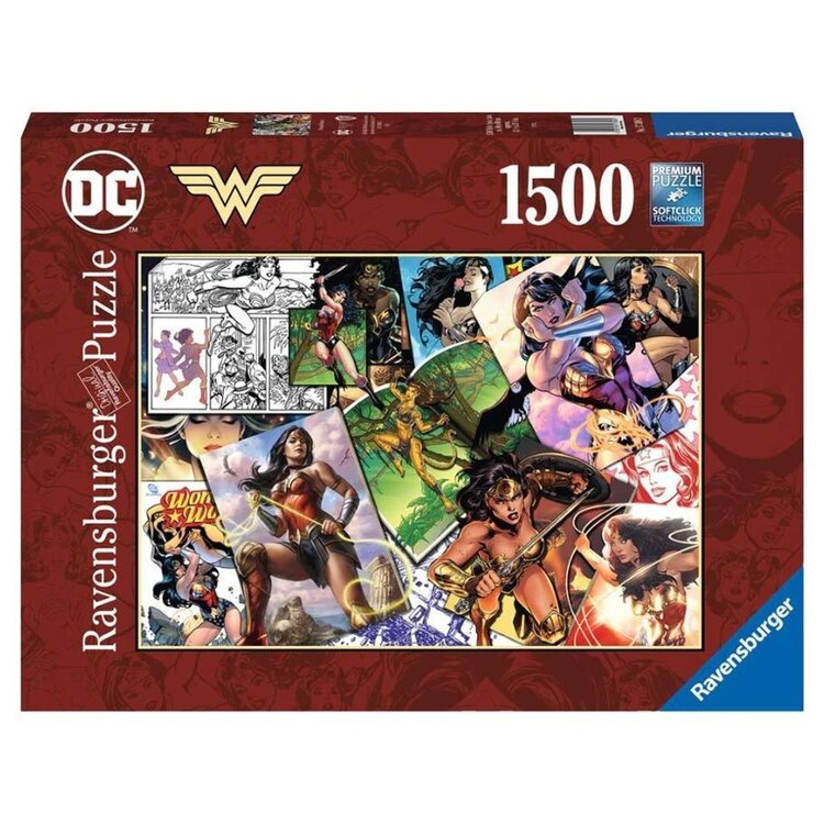 RAVENSBURGER DC WONDER WOMAN 1500PC PREMIUM PUZZLE