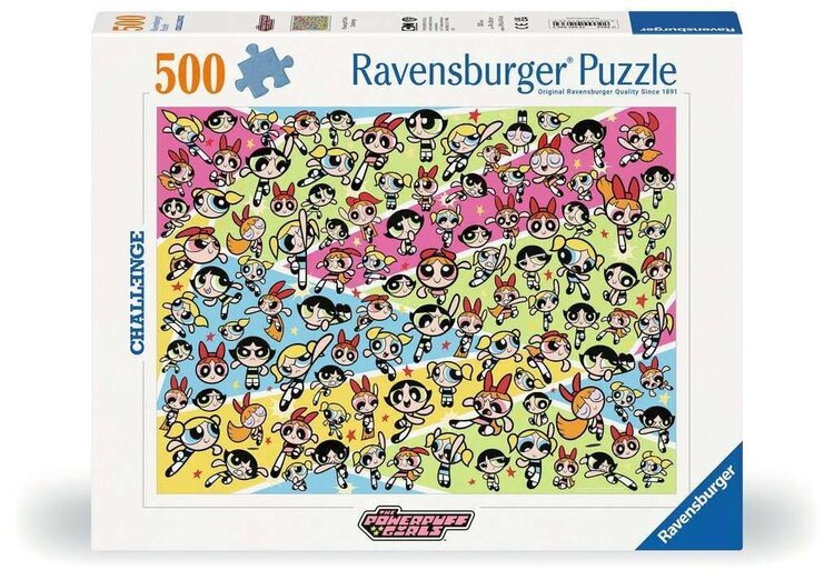 RAVENSBURGER THE POWERPUFF GIRLS 500 PIECE PUZZLE