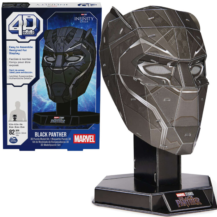 MARVEL BLACK PANTHER MASK 4D 82 PIECE PUZZLE