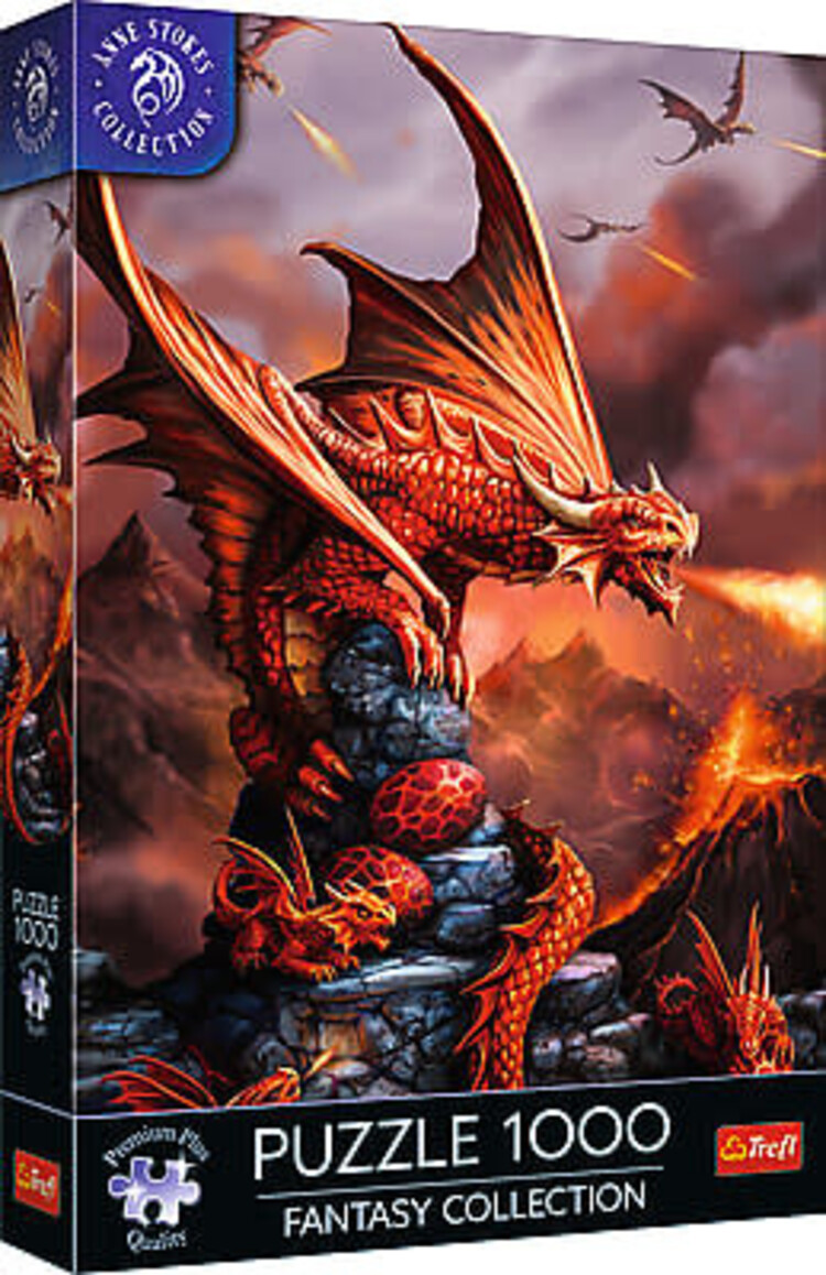 ANNE STOKES FIRE DRAGON 1000 PIECE PUZZLE