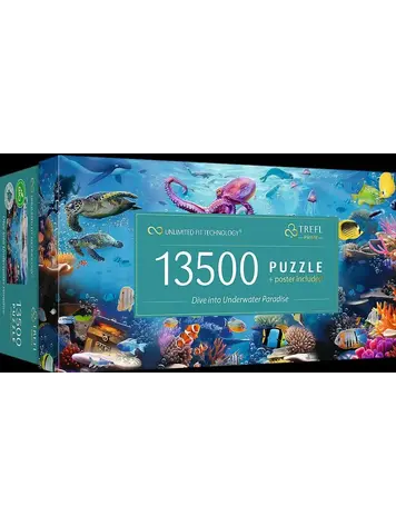 DIVE INTO UNDERWATER PARADISE 13500 PIECE PUZZLE DIVE INTO UNDERWATER PARADISE 13500 PIECE PUZZLE