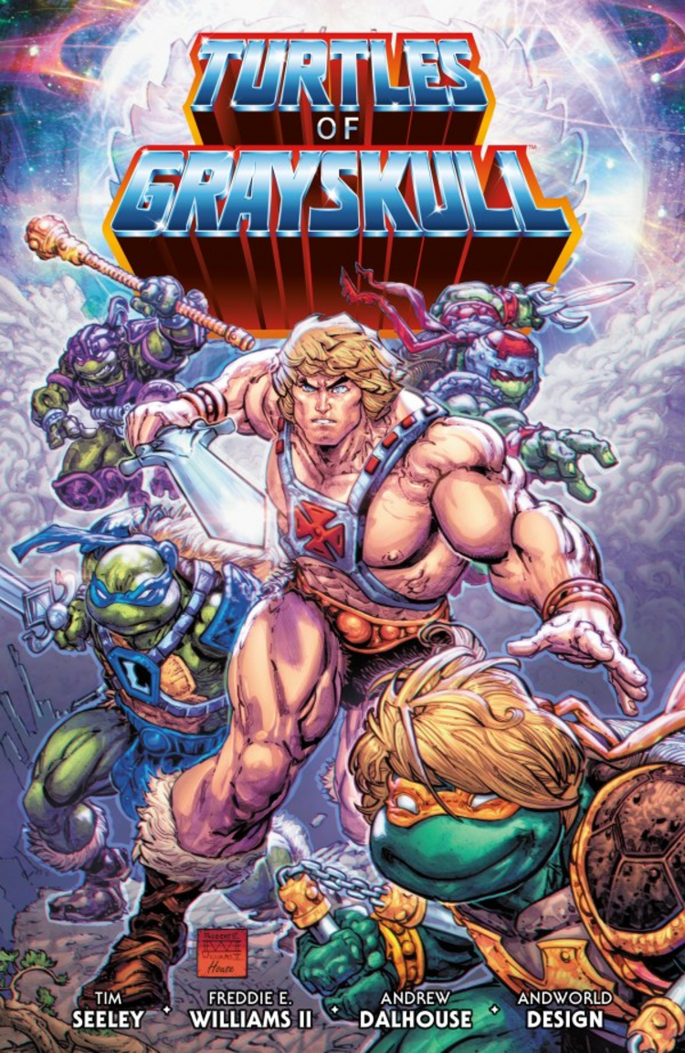 DARK HORSE COMICS MASTERS OF THE UNIVERSE TEENAGE MUTANT NINJA TURTLES TURTLES OF GRAYSKULL TP