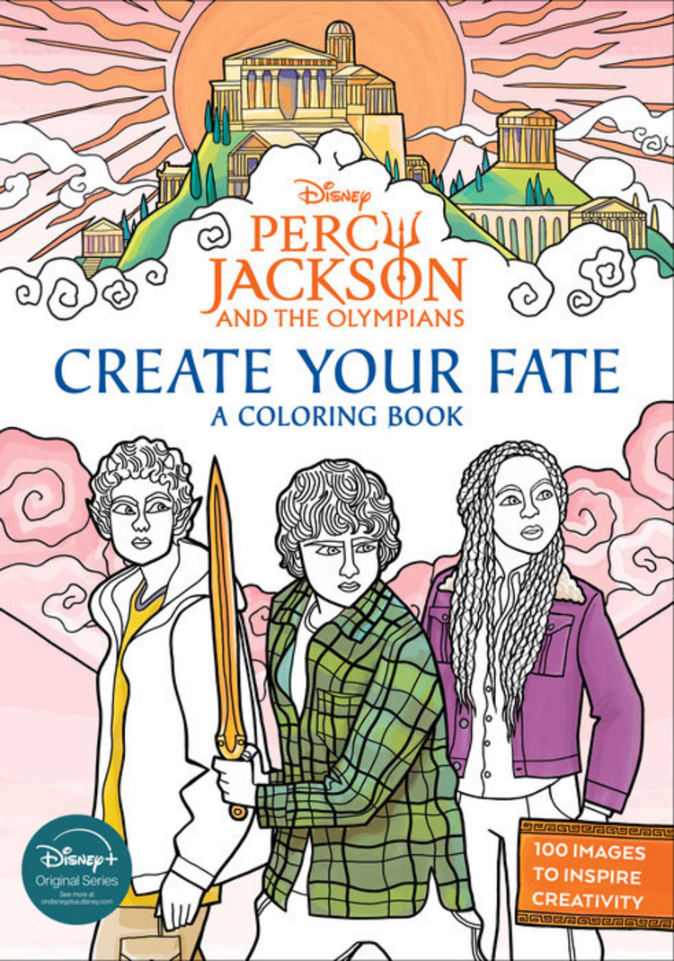 PERCY JACKSON & THE OLYMPIANS CREATE YOUR FATE COLORING BOOK