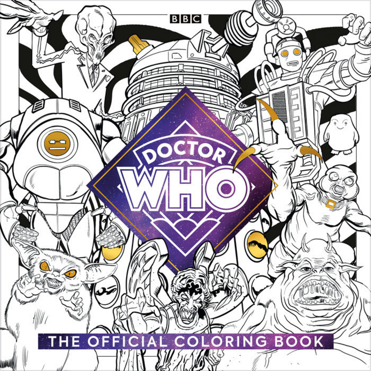 TEN SPEED PRESS DOCTOR WHO OFFICIAL COLORING BOOK