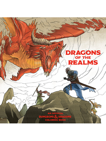 TEN SPEED PRESS DUNGEONS & DRAGONS DRAGONS OF THE REALMS COLORING BOOK
