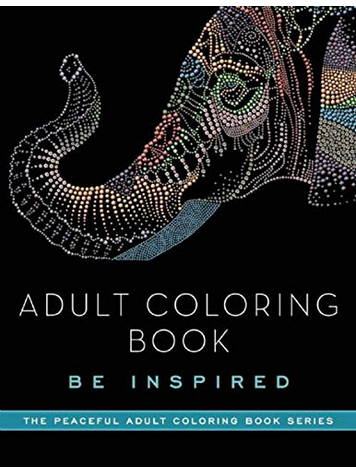 SKYHORSE PUBLISHING ADULT COLORING BOOK BE INSPIRED