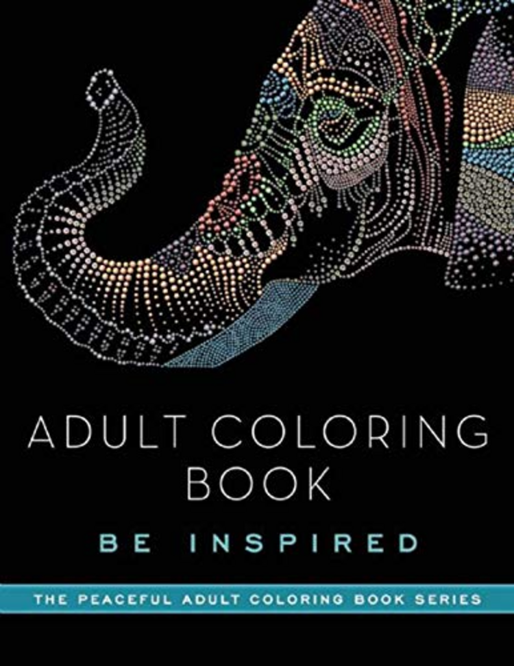 SKYHORSE PUBLISHING ADULT COLORING BOOK BE INSPIRED